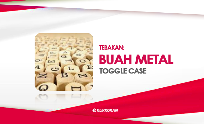 Teka-teki: Buah Metal Toggle Case TTS 9 Huruf