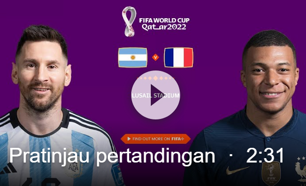 YANDEX Piala Dunia 2022 Argentina vs Prancis dan Link Gratis NOBARTV Lewat HP Diburu, Link Streaming Legal di SCTV dan Moji (foto: FIFA)