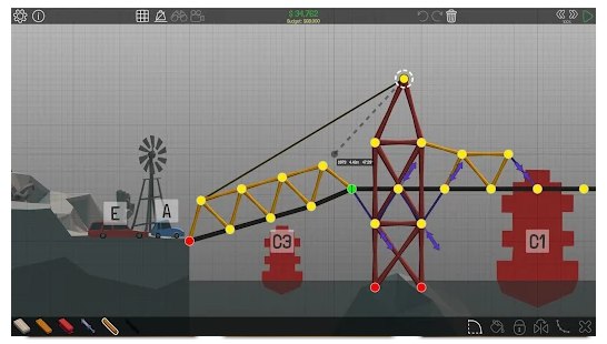 Gratis! Download Game Poly Bridge Simulator Bangun Jembatan 