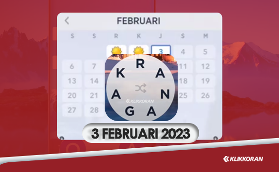 Kunci Jawaban WOW 3 Februari 2023 Teka-teki Harian Words Of Wonders (foto: Klikkoran.com)