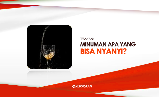 TTS Minuman yang Bisa Nyanyi, Jawabannya Adalah Plesetan nama Artis (foto:Klikkoran.com)