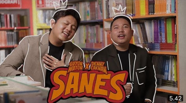 &quot;Sanes&quot;- GuyonWaton feat. &amp; Denny Caknan. Foto : Youtobe