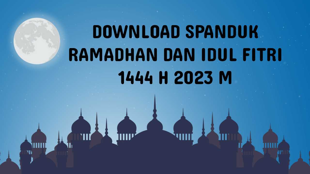 Download Gratis! Spanduk Ramadhan 1444 H dan Hari Raya Idul fitri 2023 Format PSD (www.pixabay.com)