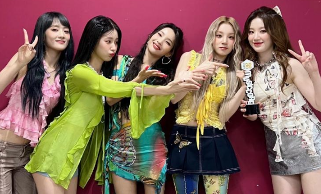 (G)I-DLE Raih Kemenangan Kelima “Queencard” di Music Core (Foto : Twitter (G)I-DLE)