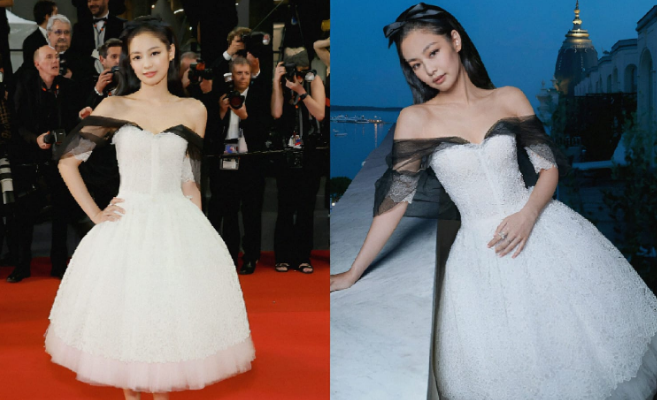 Jennie BLACKPINK Tampil Elegan di Karpet Merah Festival Film Cannes (Foto : Klikkoran.com)