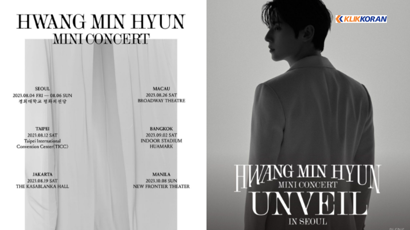 Penyanyi dan Aktor 'Hwang Minhyun' Akan Mengadakan Tur Asia Solo Pertama di Bulan Agustus Medatang