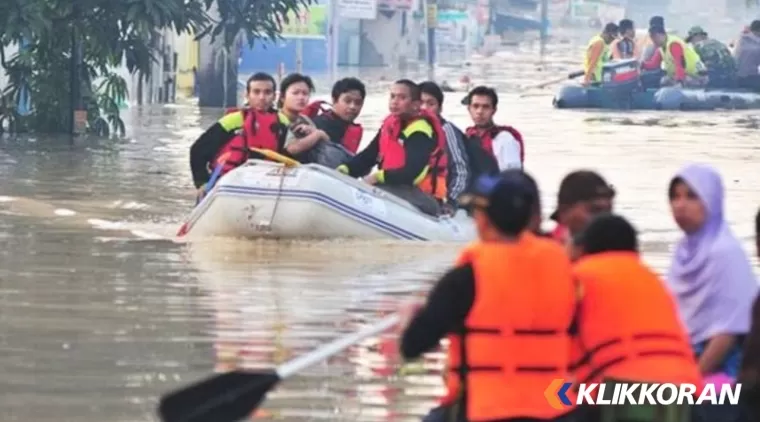 Ilustrasi banjir. (Foto: Pinterest)