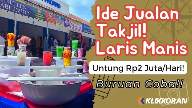 Ilustrasi ide jualan takjil paling banyak diminati 2024. (Foto: Canva)