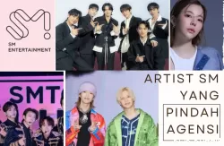 Daftar Artis SM Entertainment yang pindah agensi (foto: Kolase Canva)