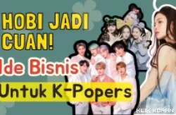 Ilustrasi ide bisnis pecinta Kpop 2024. (Foto: Canva/Pinterest)