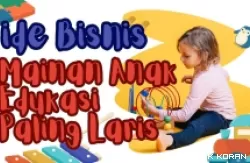 Ilustrasi ide bisnis mainan anak-anak 2024. (Foto: Canva)