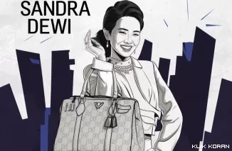 Ilustrasi Tas Branded Sandra Dewi yang Disita Kejagung (foto: Ideogram AI)