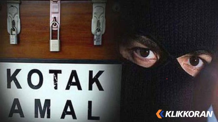 Ilustrasi pelaku pencurian kotak amal. (Foto: Halonusa)