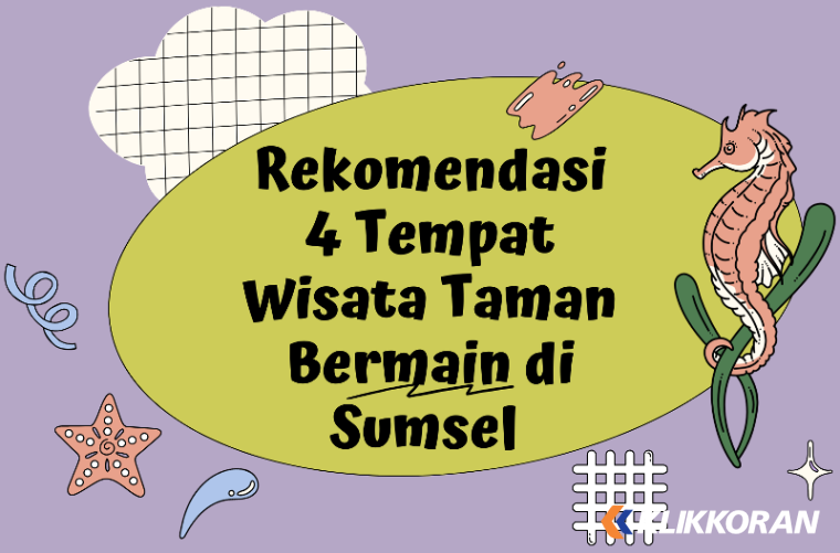 Ilustrasi Taman Bermain di Sumsel sebagai rekomendasi liburan akhir pekan (foto: Canva)