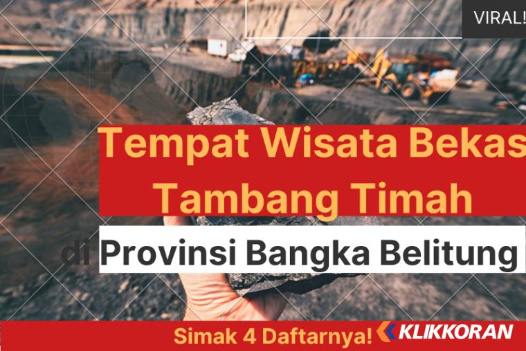 Ilustrasi Tempat Wisata Bekas Tambang Timah di Provinsi Bangka Belitung (foto: Canva)