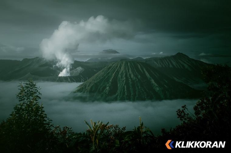 Ilustrasi Gunung Meletus yang sebabkan beberapa penyakit pernapasan (foto: Pexels)