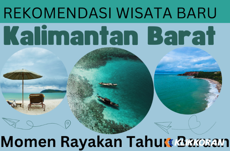 Ilustrasi Tempat Wisata Baru di Kalimantan Barat sebagai rekomendasi Liburan Tahun Baruan 2024 (foto: Canva)