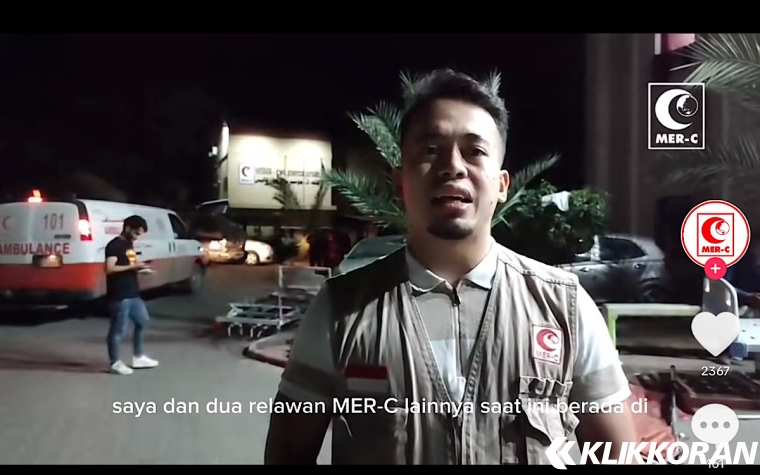 Relawan Indonesia, Fikri Rofiul Haq. (Fot: istimewa)