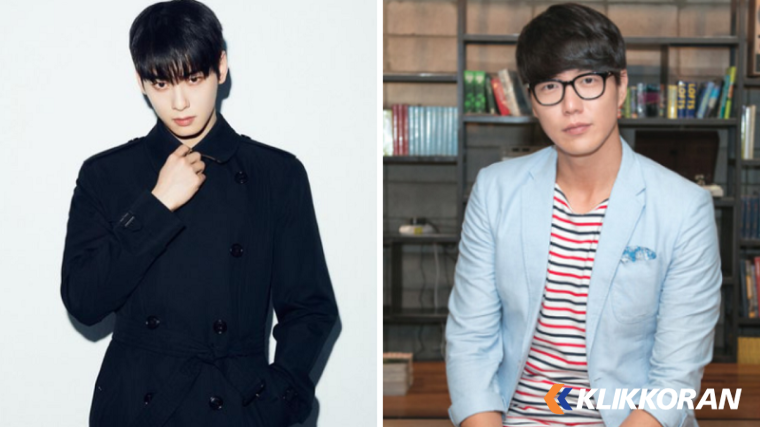 Ilustrasi Cha Eun Woo dan Sung Si Kyung (Foto: Kolase Canva)