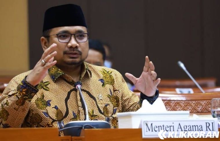 Menteri Agama Yaqut Cholil Qoumas. (Foto; Faktualnews)