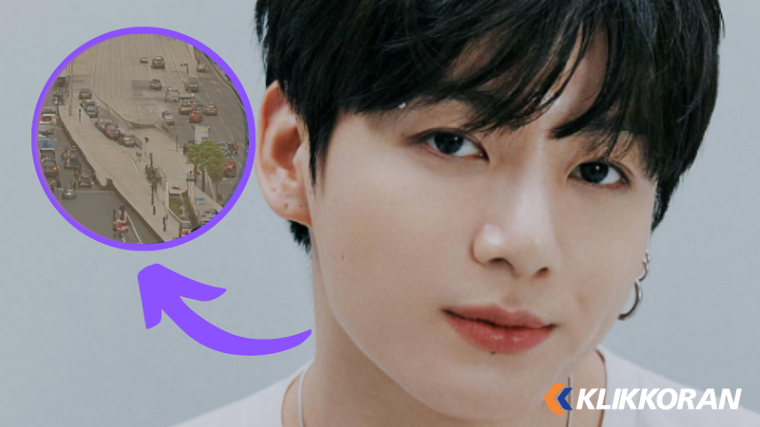 Potret Jalan Raya Ini Mendadak Viral Karena Menyerupai Jungkook BTS (Foto: Canva)