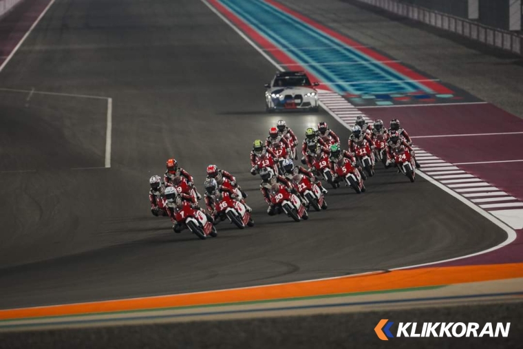 Pebalap Astra Honda di Idemitsu Asia Talent Cup (IATC) 2023 Losail International Circuit, Qatar. (Foto: AHM)