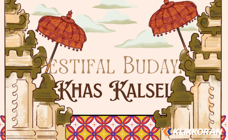 Ilustrasi Wisata Festifal di Kalsel yang bisa dijadikan sebagai rekomendasi tempat liburan tahun baruan 2024 (foto: Canva)