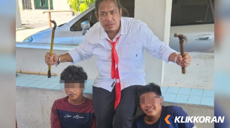Penangkapan pelaku pencurian di Padang. (Foto: Istimewa)