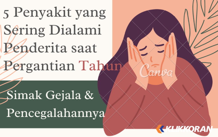 Ilustrasi Penyakit yang sering terjadi saat pergantian tahun (foto: Canva)