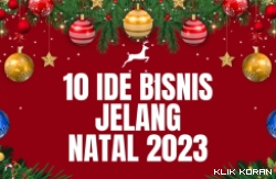 Ilustrasi ide bisnis menjelang Natal 2023. (Foto: Canva)