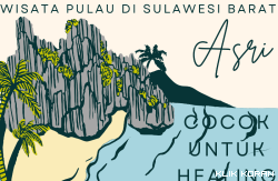 Ilustrasi Wisata Pulau di Sulbar yang cocok dijadikan sebagai tempat liburan yang asri (foto: Canva)