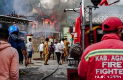 Salah satu peristiwa kebakaran selama Januari hingga 20 Desember 2023. (Foto: Elshinta.com)