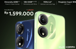 Ilustrasi itel P55 5G sebagai ponsel termurah (foto: Instagram Itel Indonesia)