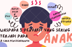 Ilustrasi 6 Penyakit yang Sering Dialami Sang Anak (foto: Canva)