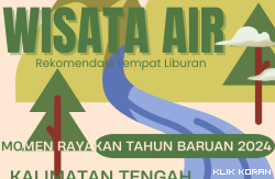 Ilustrasi Wisata Air di Kalteng dan sekitarnya untuk dikunjungi sebagai momen rayakan tahun baruan 2024 (foto: Canva)