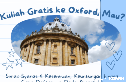 Ilustrasi Kuliah Gratis ke Inggris dengan ikut beasiswa Oxford University (foto: Canva)