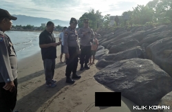 Penemuan mayat bayi di Padang. (Foto: Istimewa)