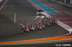 Pebalap Astra Honda di Idemitsu Asia Talent Cup (IATC) 2023 Losail International Circuit, Qatar. (Foto: AHM)