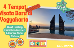 Ilustrasi Tempat Wisata Baru di Yogyakarta buat healing akhir tahun (foto: Canva)