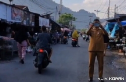 Suasana Pasar Parak Laweh Selasa (28/11/2023) pagi hari. (Istimewa)