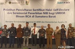 BCA beri workshop sertifikasi halal gratis untuk 500 UMKM di Padang.