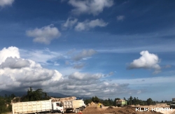 Penampakan engerjaan jalan Tol Padang-Sicincin beberapa bulan terakhir. (Foto: Klikkoran)