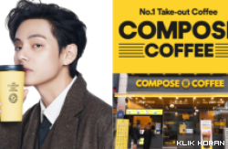 V BTS Menjadi Model Baru untuk 'Compose Coffee', Waralaba Kopi Terbesar di Korea Selatan (Foto: Allkpop)