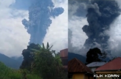 Gunung Marapi Erupsi