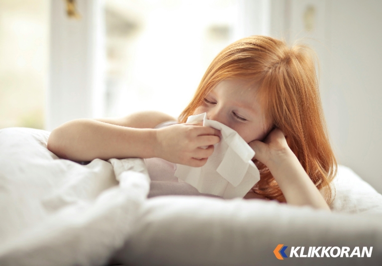 Ilustrasi Anak Flu (foto: Pexels)