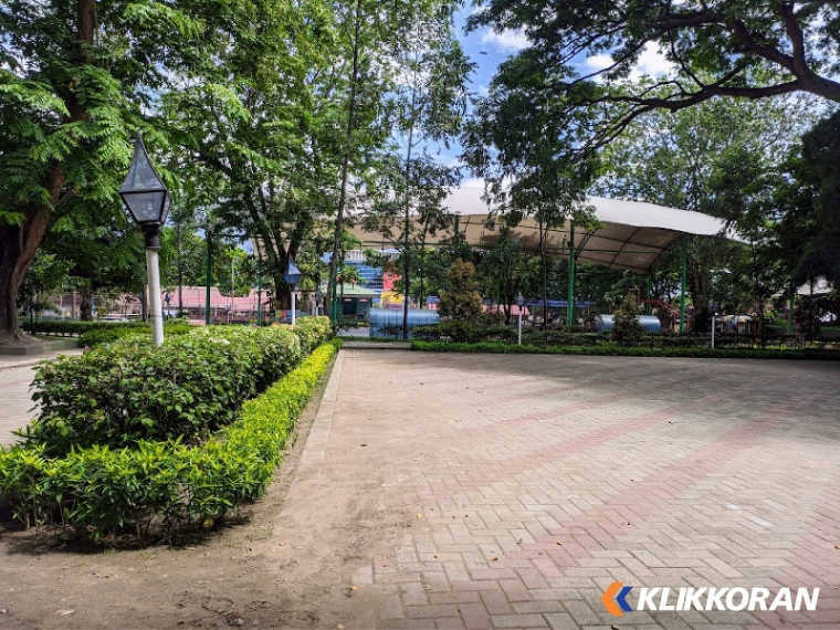 Luasnya arena bermain Taman Gor (foto: Google Maps/Ahmad Faiz)