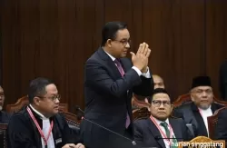 Anies Baswedan saat sidang sengketa Pilpres. (Foto: KGNow)