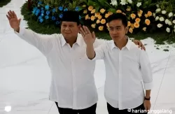 Prabowo Subianto dan Gibran. (Foto: Benar News).