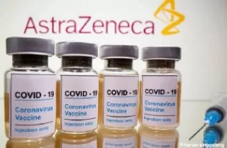 Ilustrasi vaksin Covid-19 AstraZeneca. (Foto: Solopos)