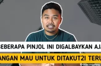 Ilustrasi pinjol. (Foto: YouTube Kocheng Hoki)
